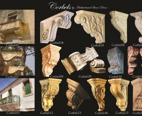 hand carved limestone corbels canada usa america mexico united kingdom