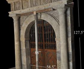 hand carved reclaimed limestone entryways outdoors indoors canada usa america mexico france canne saint tropez united kingdom australia