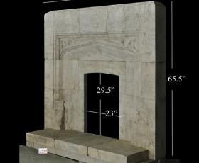 modern limestone fireplace mantel ottawa 