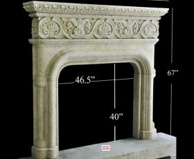 antique fireplace mantel canada