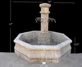 hand carved reclaimed limestone pool fountains outdoors indoors canada usa america mexico france canne saint tropez united kingdom australia