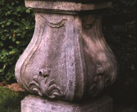 hand carved reclaimed limestone pedestal canada usa america mexico united kingdom