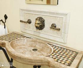 hand carved reclaimed limestone and marble sinks and basins powder room canada usa america mexico france canne saint tropez united kingdom